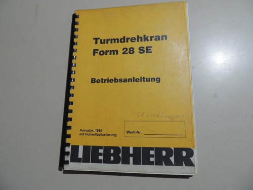 Liebherr turmdrehkran form - form, 28