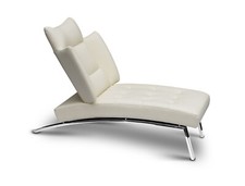 Leder daybed chaiselongue - leder,