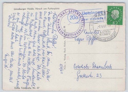 Bund landpoststempel 20a - landpoststempel,