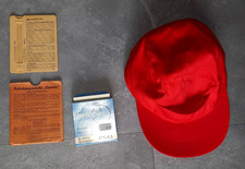 AGFA Baseball-Kappe; LUXATOR-Belichtungstabelle; HELIOPAN Geli-Blende;