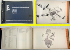 Eicher 3013, 3014, 3017, 3018 Schlepper 1971 Ersatzteilliste Ersatzteilkatalog