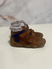 ELEFANTEN Leder Stiefeletten Lauflerner Baby Braun Klettverschluss Gr. 21 Warm
