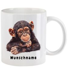 Tasse Schimpanse aquarell Teil