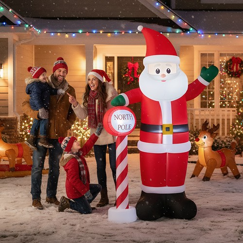 Aufblasbarer weihnachtsmann - aufblasbarer,