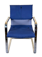 1990s Vitra Figura Freischwinger Design Mario Bellini Objekt X Metall & Stoff