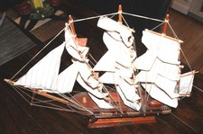 Segelboot Modell Schiff Holz