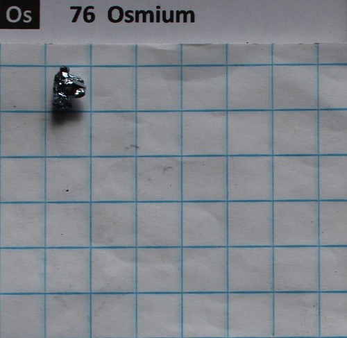 Osmium metall kristall - osmium, 99,999%