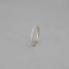 Memoire Ring  in 750/18k Gelbgold  Weissgold Brillanten 0,50 ct TW/si neu