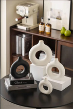 Minimalistische Donut Vase