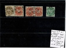 Altdeutschland Preußen schönes Lot Hufeisenstempel gepr. Flemming BPP - 127-082