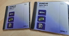 Opel Agila Teil 1/2Service Training CD Schulung SVMC45 SVMC 46 2erSet