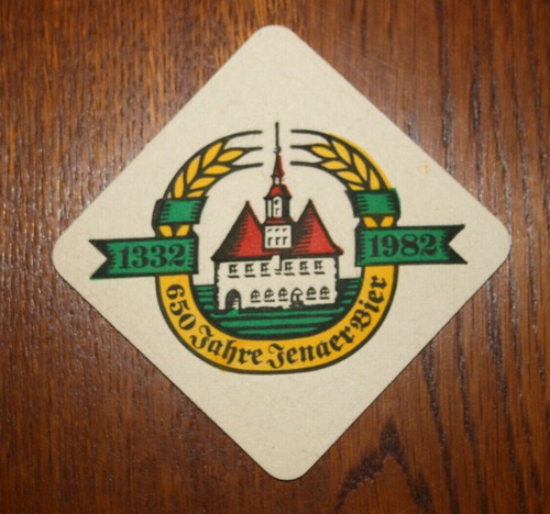 Bierdeckel jenaer bier - -,