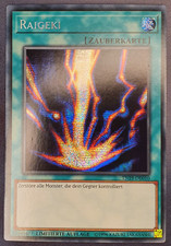 Raigeki NEU! Prismatic Secret Rare Rare Yugioh Deutsch LIMITIERTE AUFLAGE