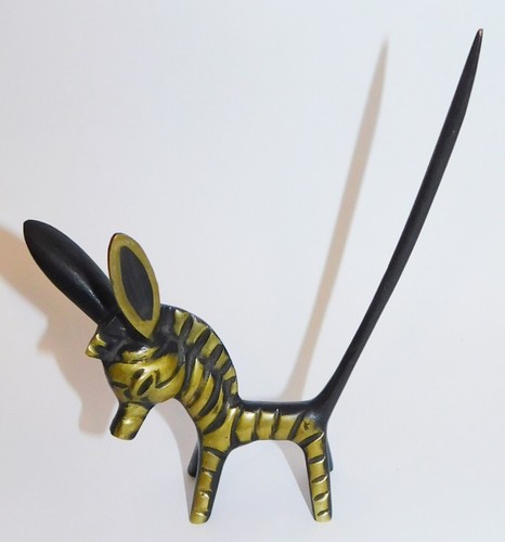 Messing figur zebra - figur,