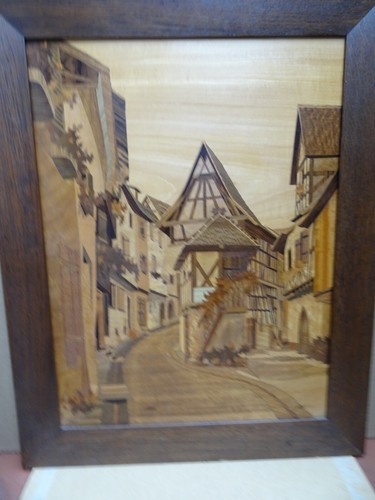 Intarsienbild eguisheim haut - eguisheim,