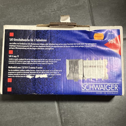 Schwaiger sat umschaltweiche - schwaiger, sat-umschaltweiche