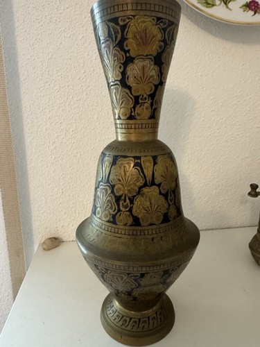 Messing vase bauchige - form, mit