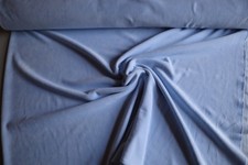 BW-Nicki, Velour-Stoff, hellblau, Breite: ca. 164 cm, Mat: 80% BW - 20% PE