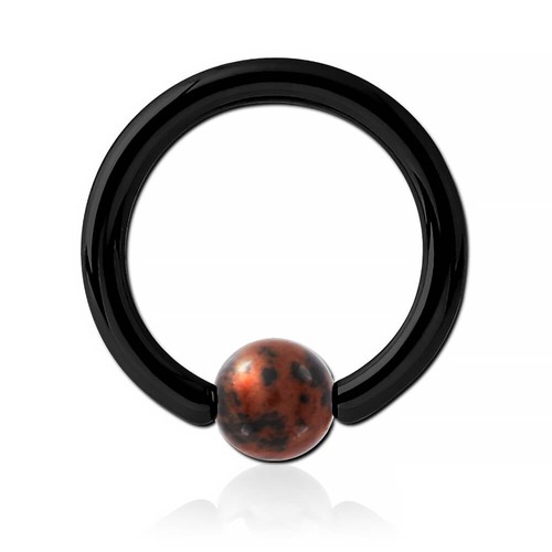 Ring stahl schwarz mit - stahl,