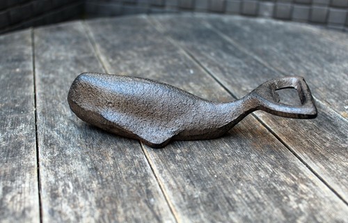Flaschenöffner wal gusseisen - flaschenöffner,