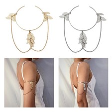 Blattfeder Arm Armband Kette