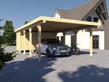 Carport Flachdach 500 x 800 cm