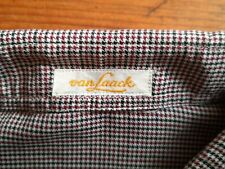 Van Laack Luxus Herrenhemd klassisch rot schwarz weiß kariert Gr. 40 wie neu 