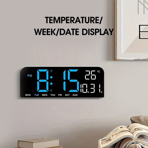 Led großes lcd digital alarm - led,