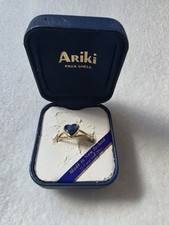 Ring von Ariki mit einem Paua-Muschel-Herz, gefertigt in Neuseeland  GR. 58