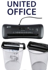 Aufsatz-Aktenvernichter UNITED OFFICEUAV 190B2 bis 6 Blatt für Papierkörper NEU