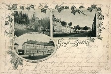 Ak Zöblitz Marienberg im Erzgebirge, Burgruine Lauterstein,... - 11054760