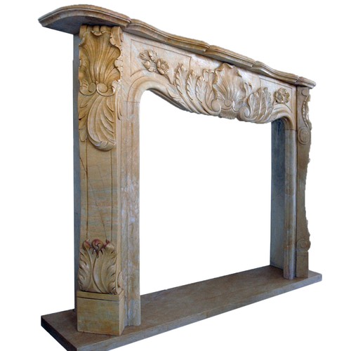 Kamin marmor gelb - gelb, stil