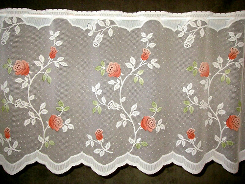 Rosen scheibengardine - rosen,