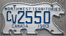 Kanada Nummernschild Northwest
