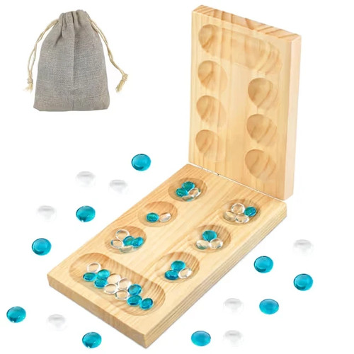 Klappbares holz mancala - holz,