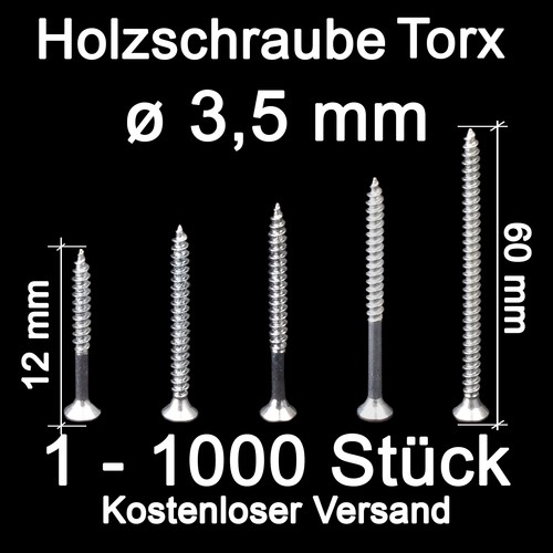 Holzschrauben torx 5mm 60 - holzschrauben, 3,5mm
