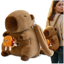 Plüsch-Rucksack für Kleinkinder Kapibara mit Reißverschluss