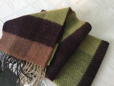 Damen Schal Alpaka/Wolle Neu grün/pink/rot