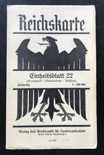 Reichskarte Einheitsblatt 22