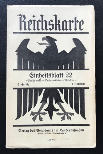 Reichskarte einheitsblatt - reichskarte, 22