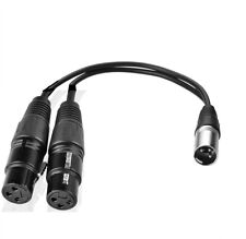 DAP Mikrofon  Kabel 3pin XLR to Dual 2  Y Splitter Kabel Adapter 25cm