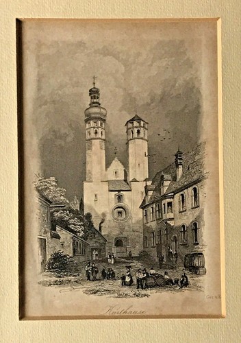 Orig stahlstich karthause - orig.-stahlstich:, "karthause"