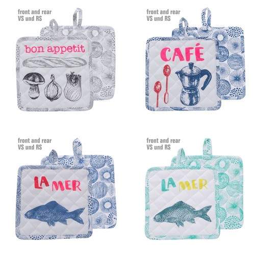 Topflappen café bon appetit - topflappen,