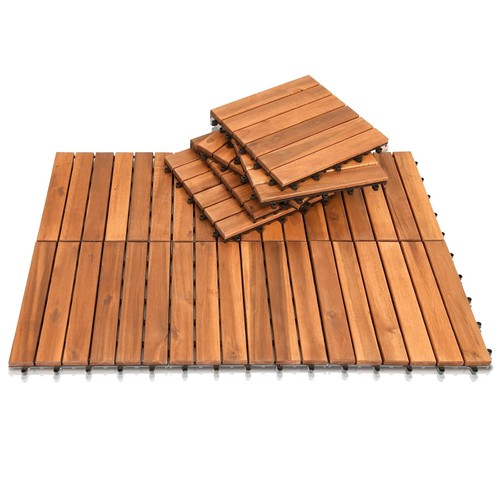 11er pack holzfliesen - 11er,