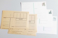 3 div. DM-frank. Postkarten