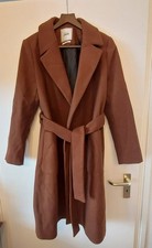 Damen Mantel Herbst Winter L 40 42 Pimkie Neu Cognac Wolle Basic Casual Capsule