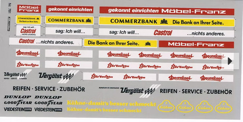 Decals commerzbank - 1:87, /