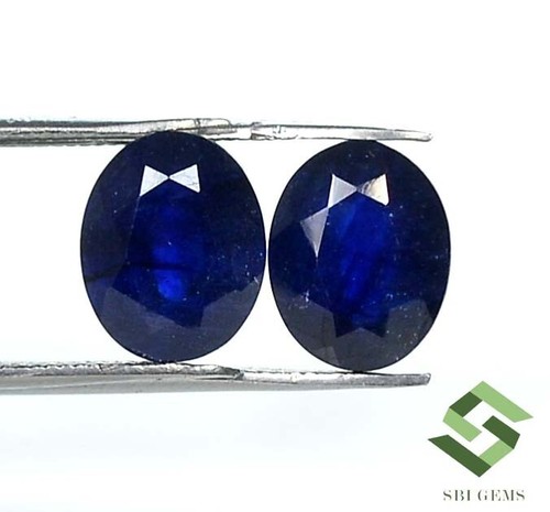 Natürlich blauer saphir oval - blauer,
