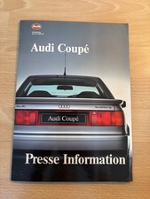 Pressemappe Audi Coupe B 3 /