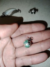 Thomas Sabo Weltkugel Sonderedition Ösen Kettenanhänger 925 Sterlingsilber